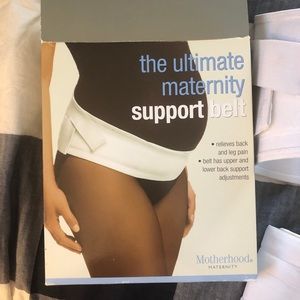 Two maternity belts